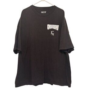 The Fix  Mens Kicks Graphic T-Shirt Black 3X Cotton